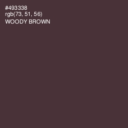 #493338 - Woody Brown Color Image